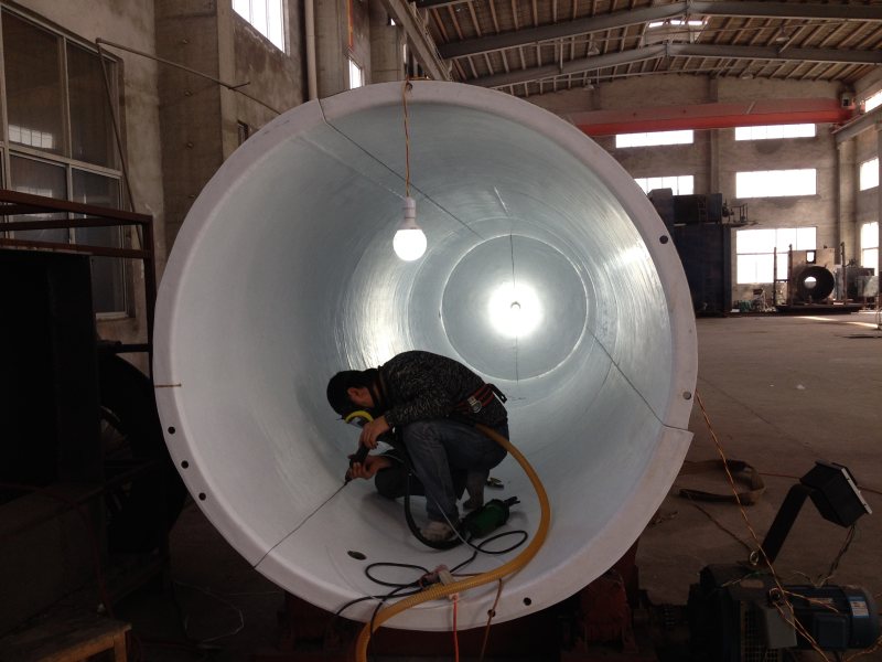 內襯聚四氟乙烯（PTFE）大型設備